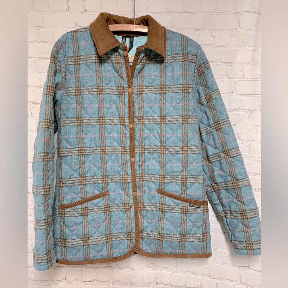 RARE Lavenham x Lochcarron Wool Qiilted Jacket Size 10